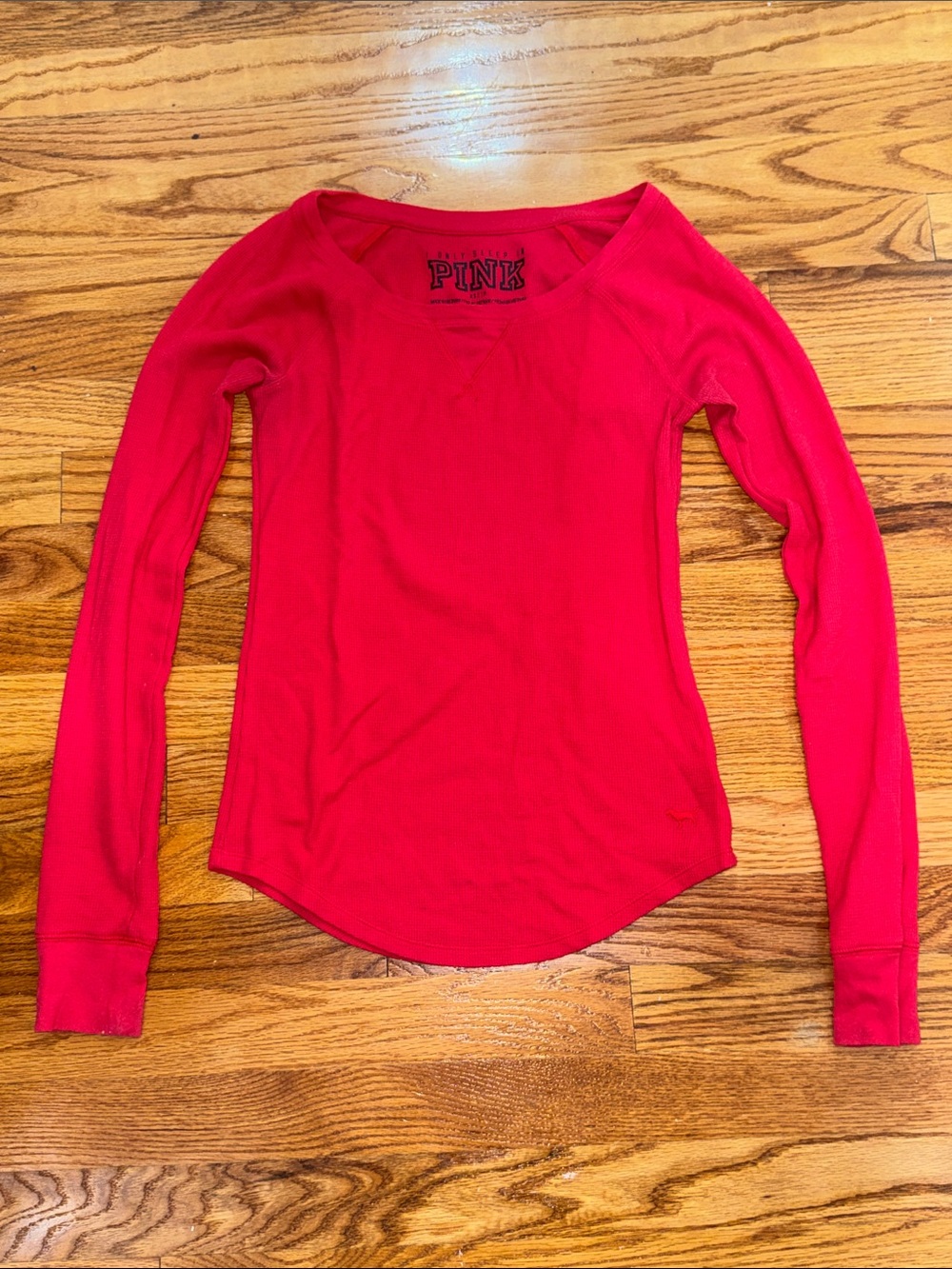 PINK Victoria's Secret Long-Sleeve Scoop Neck Top thermal top